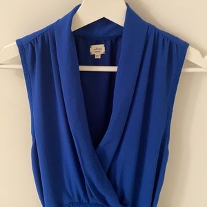 Aritzia Wilfred Sabine Dress Blue
